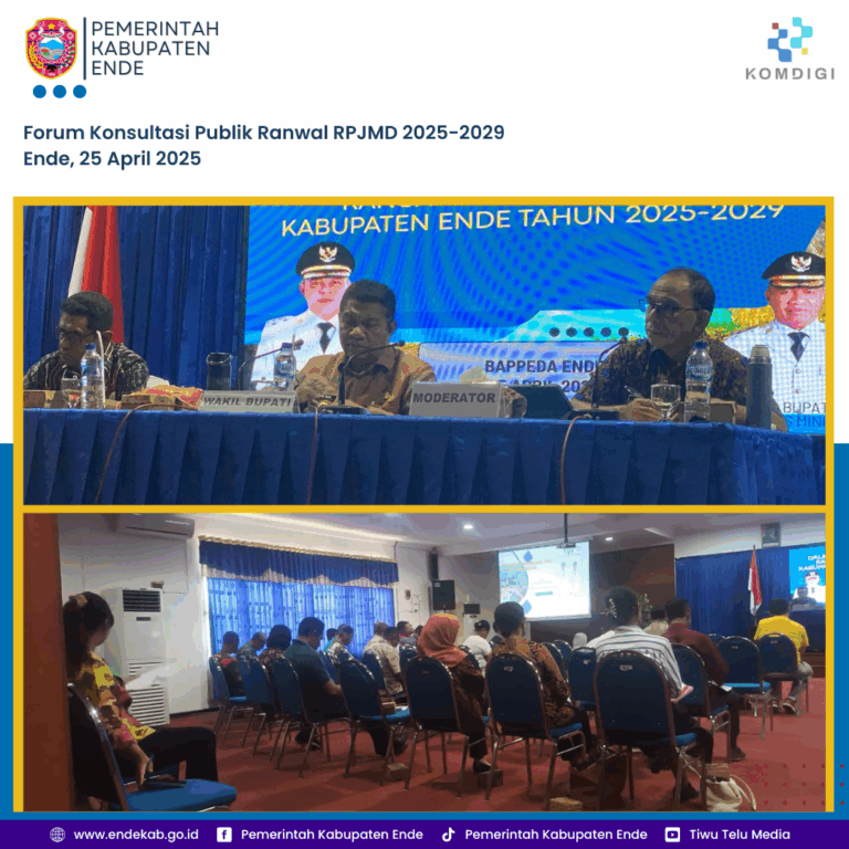 Pemkab Ende Gelar Forum Konsultasi Publik Ranwal RPJMD 2025-2029